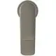 Ideal Standard Armatur in Silber mit ovaler Form und roten sowie blauen Markierungen für warmes und kaltes Wasser, montierbar an Wand.
